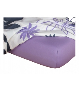 Dětské jersey prostěradlo fialová