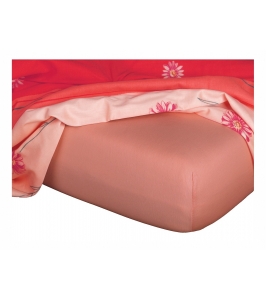 Dětské jersey prostěradlo losos