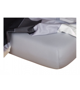 Dětské jersey prostěradlo šedá