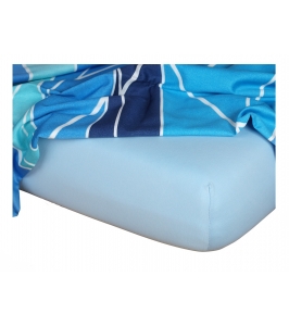 Dětské jersey prostěradlo světle modrá