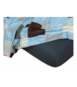 Dětské jersey prostěradlo tmavě šedá