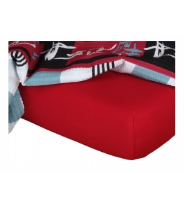 Dětské jersey prostěradlo vínová