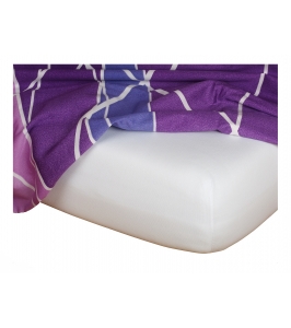 Jersey prostěradlo bílá